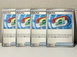 4x Poke Pad 081/088 Me03: Perfect Order POR Playset Pokemon TCG - Image 1