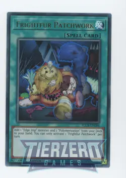 Yugioh Frightfur Patchwork BLCR-EN086 Ultra Rare 1st Edition Near Mint - Image 1