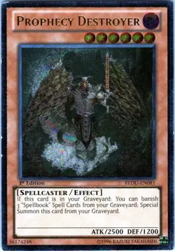 Prophecy Destroyer (UTR) 1st Ed Utr Rare Return of the Duelist REDU-EN081 LP - Image 1
