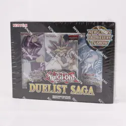 2017 Yu-Gi-Oh! Duelist Saga Sealed Box w/ 3 5-Foil Card Packs (404361) - Image 1