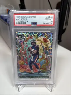 2021 Panini Donruss Optic - Rookie Downtown Mac Jones PSA 10 #DT-40 (RC) - Image 1