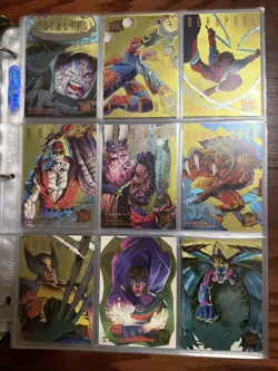 1995 Fleer Ultra X-men Hunters And Stalkers Complete Set Of 9 Lot 3 - Image 1