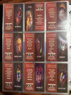 1995 Fleer Ultra X-men Hunters And Stalkers Complete Set Of 9 Lot 3 - Image 2