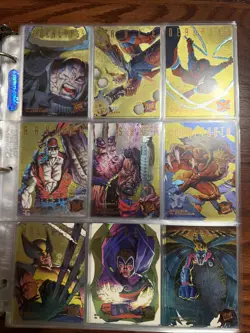 1995 Fleer Ultra X-men Hunters And Stalkers Complete Set Of 9 Lot 2 - Image 1