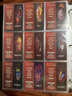 1995 Fleer Ultra X-men Hunters And Stalkers Complete Set Of 9 Lot 2 - Image 2
