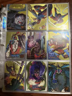 1995 Fleer Ultra X-men Hunters and Stalkers Complete Set of 9 Cards 1 - Image 1