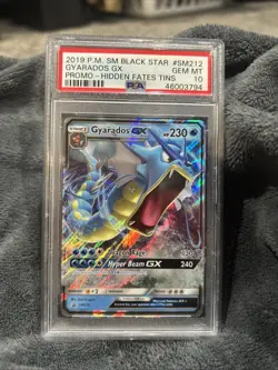 Gyardos GX Black Star Promo 212 Hidden Fates Tins 2019 PSA Gem Mint 10 - Image 1