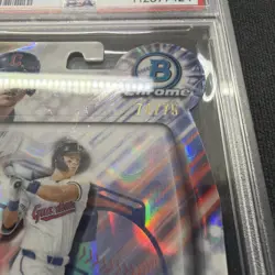 2024 Bowman Draft Travis Bazzana In Action Lava Refractor Auto 74/75 - PSA 10 - Image 3