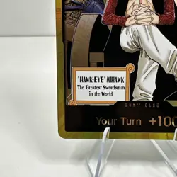 DON!! Card Dracule Mihawk Gold One Piece OP14 The Azure Sea's Seven NM - Image 5