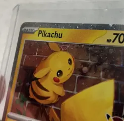 Pikachu 051 /162 Stamped 2026 Pokemon Day 30 Promo TCG With Coin *SWIRL* - Image 3
