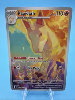 Pokemon TCG: Rapidash 189/182 Sv10 Destined Rivals IR Holo - Image 1