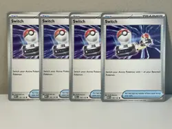 4x Switch - 130/132 - ME01: Mega Evolution (MEG) Pokemon Playset x4 - Image 1