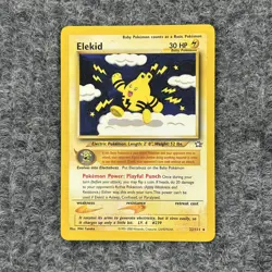 VTG Pokemon Neo Genesis Elekid 22/111 Rare NM Baby Pokemon - Image 1