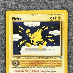 VTG Pokemon Neo Genesis Elekid 22/111 Rare NM Baby Pokemon - Image 3