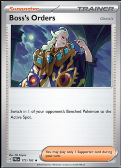 Pokemon TCG - Boss's Orders - Paldea Evolved 172/193 - Holo Rare - NM / Mint - Image 1