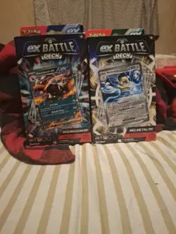 Set of 2 - 1 of Each - Melmetal and Houndoom ex Battle Deck Pokemon TCG Sealed - Image 2