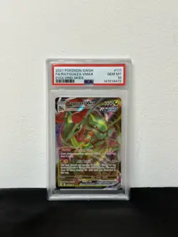 2021 Pokemon SWSH Rayquaza Vmax 111/203 Evolving Skies PSA 10 - Image 1