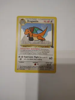 POKEMON DRAGONITE #5 [POKEMON THE FIRST MOVIE STAMP] Black star promo - Image 1