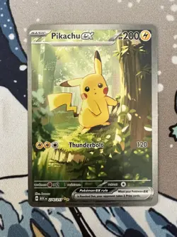 Pikachu EX 276/217 - Pokemon TCG - Ascended Heroes - SIR - Mint Pack Fresh - Image 1