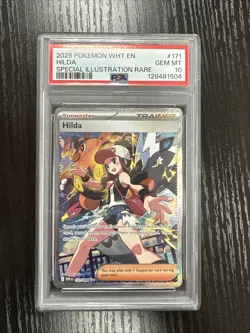 2025 Pokemon White Flare #171 Hilda Special Illustration Rare - PSA 10 GEM MINT - Image 1