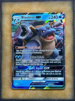 Pokemon Blastoise GX 35/214 Unbroken Bonds Ultra Rare Holo NM - Image 1