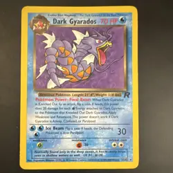 Pokemon TCG Wizards Dark Gyarados Team Rocket 25/82 Rare 70 HP Stage 1 2000 - Image 1