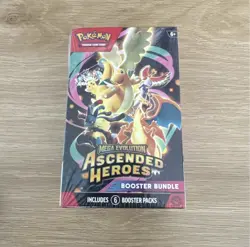 Pokemon TCG: Mega Evolution Ascended Heroes Booster Bundle (6 Booster Packs) - Image 1