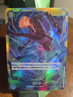 Sanji OP06-119 Wings of the Captain Secret Rare Foil 9000 CCG NM - Image 1