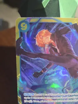 Sanji OP06-119 Wings of the Captain Secret Rare Foil 9000 CCG NM - Image 2