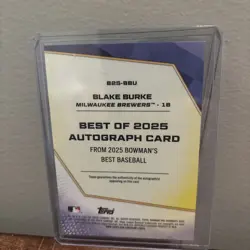 2025 Bowman's Best - Best of 2025 Autographs Blake Burke #B25-BBU (AU, RC) - Image 2