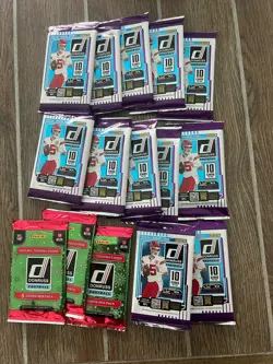 2024 Donruss Football Packs Lot Of 15 Factory Sealed Packs - Image 1
