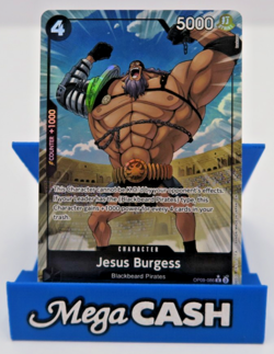 Jesus Burgess OP09-086 Alt Art Rare - One Piece Card The Best Vol.2 - Image 2