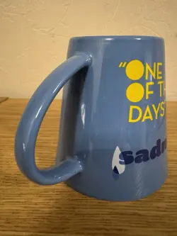 Disney Pixar Inside Out 2 Sadness Mug Blue Tapered Illustration Sadness's Face - Image 2