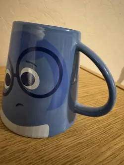 Disney Pixar Inside Out 2 Sadness Mug Blue Tapered Illustration Sadness's Face - Image 4