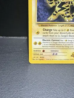 Pokemon TCG - Lt. Surge's Electabuzz ⚡27/132 Gym Heroes 💪🏻 Rare WOTC NM - Image 4