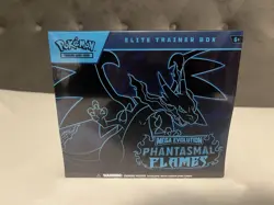 Pokemon TCG Mega Evolutions Phantasmal Flames Elite Trainer Box ETB New Sealed - Image 1