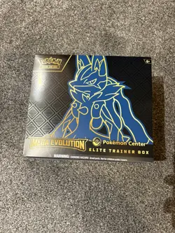 Mega Evolutions Lucario Pokemon Center Elite Trainer Box ETB New Sealed - Image 1