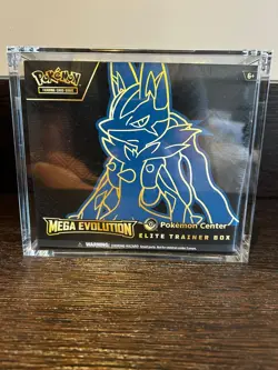 Pokemon TCG Mega Evolutions Lucario Elite Trainer Box ETB Pokemon Centre Sealed - Image 1