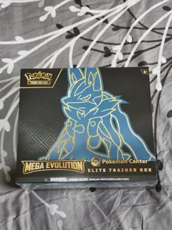 Mega Evolutions Lucario Pokemon Center Elite Trainer Box ETB New Sealed - Image 1
