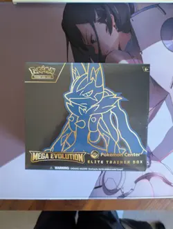 Pokemon Center Lucario Elite Trainer Box ETB Mega Evolutions New/Sealed TCG - Image 1