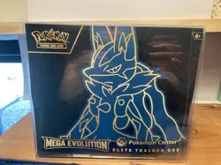 Pokemon Center Lucario Elite Trainer Box ETB Mega Evolutions New/Sealed TCG - Image 1