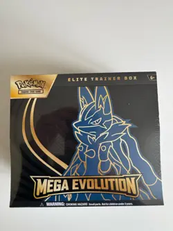 Mega Evolutions Lucario ETB Elite Trainer Box SEALED | Pokemon TCG | In Hand - Image 1