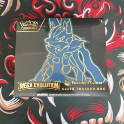 Pokemon Center TCG: Mega Evolutions Lucario Elite Trainer Box (ETB) - SEALED - Image 1
