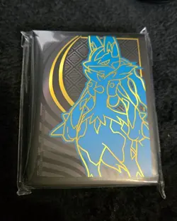 Pokemon TCG Lucario Sleeves Mega Evolutions Elite Trainer Box ETB New Sealed - Image 1