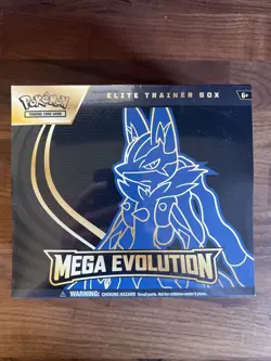 Pokemon TCG Mega Evolutions Lucario Elite Trainer Box ETB New Sealed - Image 1