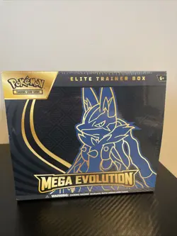 Pokemon TCG Mega Evolutions Lucario Elite Trainer Box ETB New Sealed - Image 1