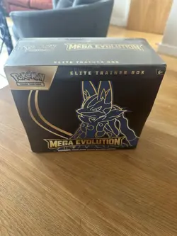 Pokemon TCG Mega Evolutions Lucario Elite Trainer Box ETB Sealed - Image 1