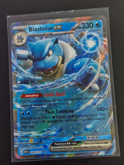 Blastoise ex - 009/165 - RR - Scarlet & Violet 151 - Japanese - Pokemon - NM/M - Image 2