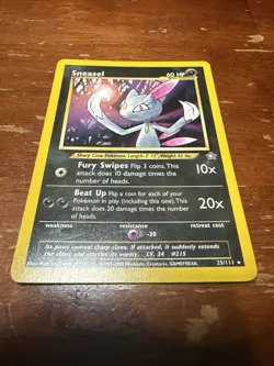 Sneasel - Neo Genesis - 25/111 - Vintage Pokemon Card 2000 WOTC - Image 1