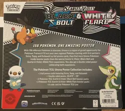 Pokemon TCG: Black Bolt & White Flare-Unova Poster Collection Box [NEW] In-Stock - Image 2